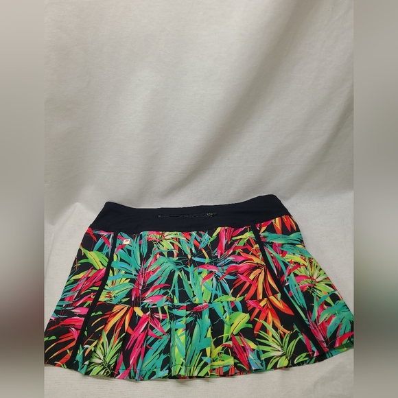 Fabletics Lorraine Run Skirt Tropical Print Size Large - Picture 1 of 9